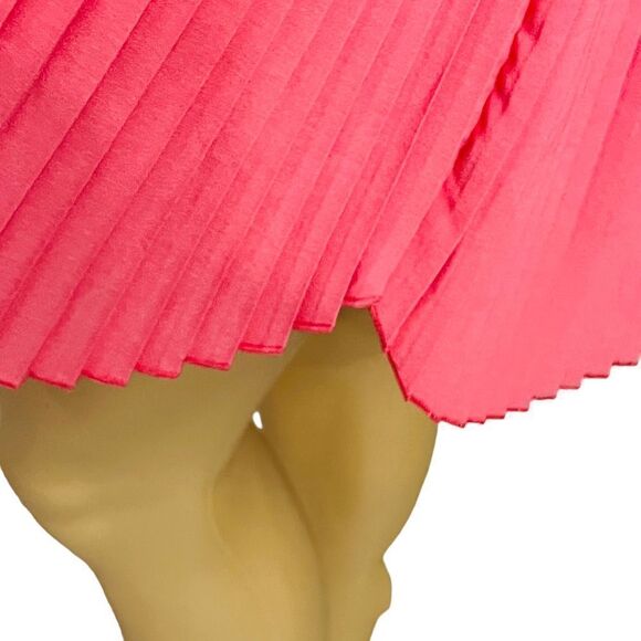 GG Blue Activewear Pink Pleated Pockets Elastic Waistband Skirt Skort Sz L - Picture 8 of 13